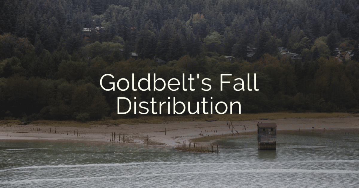 Goldbelt Announces the 2022 Fall Distribution to Shareholders